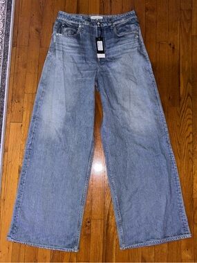rag & bone Pale Blue High-Rise Jeans